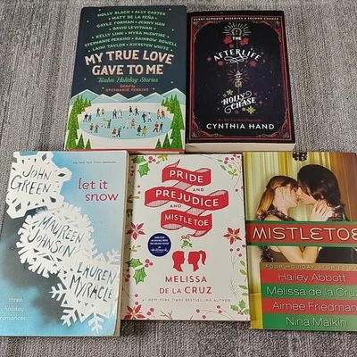 Christmas YA Romance De La Cruz Green Johnson Black Snow True Love 5 Book Lot Foto 1 de 4
