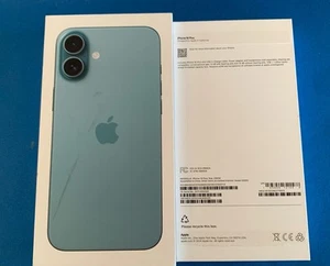 Apple A3082 iPhone 16 Plus Teal 256GB - Empty Box ONLY - Zdjęcie 1 z 5