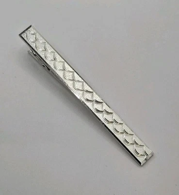 Vintage Stratton English Made Silver Plated Tie Bar Clip - For Gents & Gentlemen - Image 1 of 4