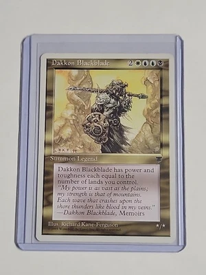 NM Dakkon Blackblade Chronicles Mtg Magic the Gathering - Image 1 of 2