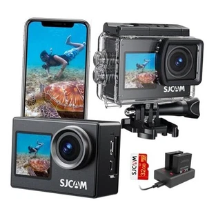 4K Waterproof Camera Underwater Camera Snorkeling Action Camera Dual SJ4000 DS - Picture 1 of 7