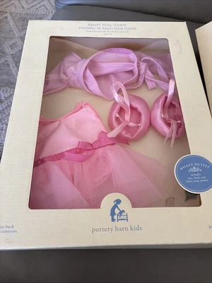 Conjunto de muñeca Pottery Barn para niños - Se adapta a American Girl, muñecas de ballet de 18" nuevo Foto 1 de 3