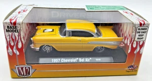 2012 M2 Machines 1:64  Auto Drivers 1957 Chevrolet Bel Air. Yellow - Picture 1 of 6