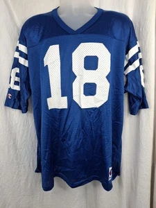 MENS USED VINTAGE 90S CHAMPION PEYTON MANNING INDIANAPOLIS COLTS JERSEY SIZE 48 - Picture 1 of 8