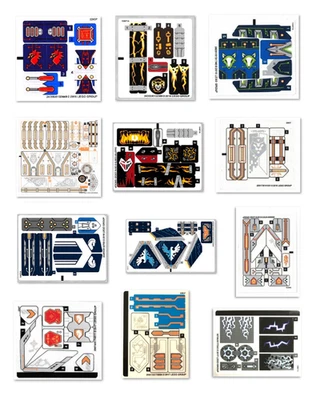 HOJAS DE PEGATINAS LEGO NEXO KNIGHTS ~ Pegatinas Lego auténticas ~ Tú eliges ~ NUEVO Foto 1 de 2