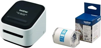 Brother  Printer VC-500W + Thermal Color Label Printer+Roll Cassette Fedex - Image 1 of 4