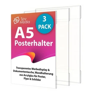 Plexiglas Aufsteller Set (3 Stück) | Eleganter Acryl Halter für Restaurant, Gesc - Bild 1 von 16