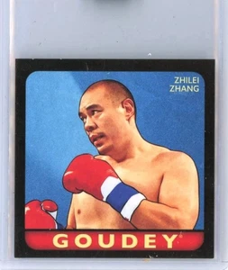 2025 cubierta superior Goodwin Champions Zhilei Zhang Goudey mini negro 1/1 uno de uno - Imagen 1 de 2