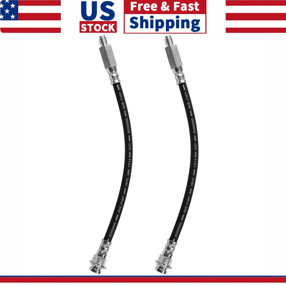 2x Manguera de freno delantera línea de freno para Chevrolet C10 Suburban 1967 1968 1969 1970 Foto 1 de 4