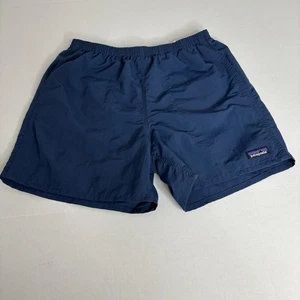 Patagonia Netplus Shells Boys Medium Navy Blue Outdoor Swim Trunk Shorts Lined - Picture 1 of 10