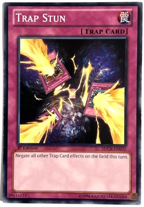 YuGiOh! - Trap Stun SDCR-EN032 1st Edition Common - Picture 1 of 1