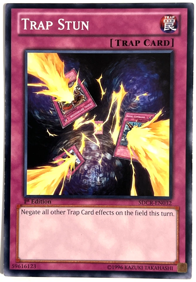 YuGiOh! - Trap Stun SDCR-EN032 1st Edition Common - Image 1 of 1