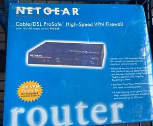 Netgear Prosafe FVL328 Network VPN Firewall Router w/ Ethernet,New in sealed box - Afbeelding 1 van 3