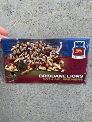 Brisbane Lions PNC Australia 2024 AFL Premiers RAM $1 Coin Limited Edition #0151 - image 1 of 4