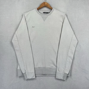 Radmor Sweatshirt Herren mittelgrau Golf Rundhalsausschnitt Pullover Logo einfarbig gerippt gebraucht, in einwandfreiem Zustand - Bild 1 von 9