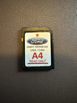 Ford OEM Navigation GPS SD Card A4 USA & Canada Map # DM5T-19H449-AA(A4) US-CAN - Image 1 of 4