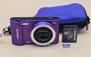 Samsung WB31F 16MP Wifi Digital Camera - Purple With Accessories. - Picture 1 of 12