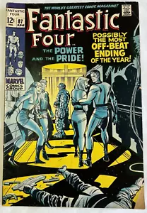 Fantastic Four 87 1969 Marvel Comic Doctor Doom Invisible Girl Thing Condizioni: Buone - Foto 1 di 13