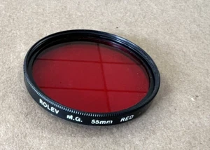 ROLEV M.G. 55mm RED LENS - Picture 1 of 3