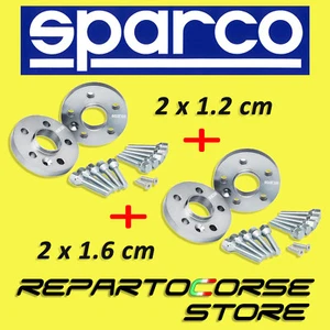 Fiat 500 and Fiat 500 ABARTH 12 + 16mm SPARCCO SPACERS - Picture 1 of 1