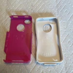 Genuine OtterBox Commuter PINK Apple iPhone 4 & 4S Smart Phone Case -Used - Picture 1 of 5