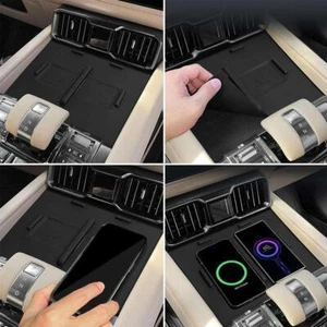 Silicone Car Center Wireless Charger Protection Pad Silicone UK Z4S8 - Zdjęcie 1 z 13