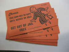 10 "Get out of Jail Free" Cards from Monopoly -  "Chance" cards