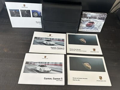 Porsche Cayman/Cayman S 2011 conjunto manual del propietario original de fábrica OEM 11 Foto 1 de 4