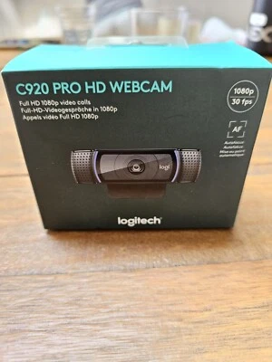 Logitech C920 HD Pro Webcam - Full HD 1080p video calling with stereo audio - Image 1 of 2