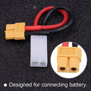 XT60 Female To Large For Female Connector Adapter 14AGW Silicone Cab GD - Picture 1 of 12