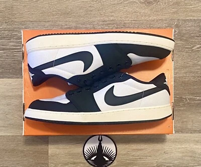 Nike Air Jordan 1 Low AJKO 'Panda' Preto Branco Vela DX4981-100 Masculino Tamanho 10 - Imagem 1 de 4