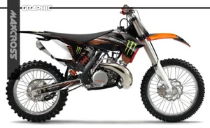 MAXCROSS GRAPHIC KIT FOR EXC XCW SX SXF four stroke and two stroke ENDURO MX MS1 - Picture 1 of 2