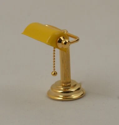 Heidi Ott #YL1100Y Dollhouse Miniature  Light Desk Table Lamp   - Image 1 of 4