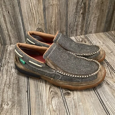 Mocasines informales sin cordones Twisted X para hombre zapatos para conducir marrón MDMS012 talla 11,5 M Foto 1 de 4