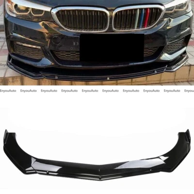 For BMW 420i 430i 440i Series Front Bumper Lip Spoiler Splitter Glossy Black - Image 1 of 4