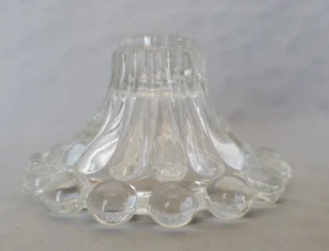 Berwick-Boopie (Ball on Base) Clear Candleholder by Anchor-Hocking - Picture 1 of 4