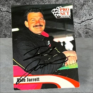 Dale Jarrett NASCAR HOFer 75 GREATEST autographed card 1992 PRO SET RACING #105 - Picture 1 of 1