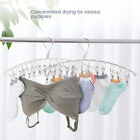 20 Pegs Stainless Steel Clothes Drying Hanger Windproof Clothing Rack Clips  G❤D