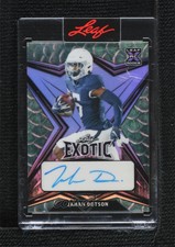 2022 Leaf Exotic Base Auto Fish /3 Jahan Dotson #EA-JD3 Rookie Auto RC