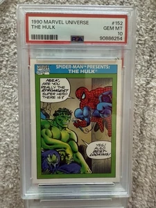 1990 Marvel Universe Spider-Man Presents: The Hulk #152 / PSA 10 Gem Mint - Picture 1 of 1