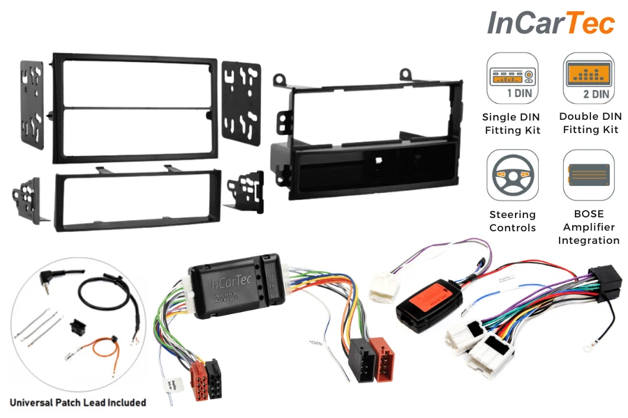 Nissan 350Z (03-10) Single/ Double DIN stereo upgrade fitting kit (BOSE AUDIO) - Image 1 of 1