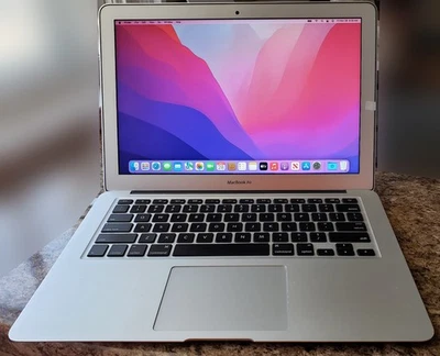 MacBook Air 2017 13" A1466 Intel Core i5-5350U 1.8ghz 128GB 8GB Monterey OS - Image 1 of 4