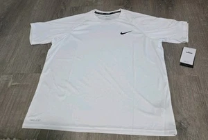 NIKE Herren Essential Hydroguard Swim T-Shirt weiß UPF 40+ Größe L - Bild 1 von 6