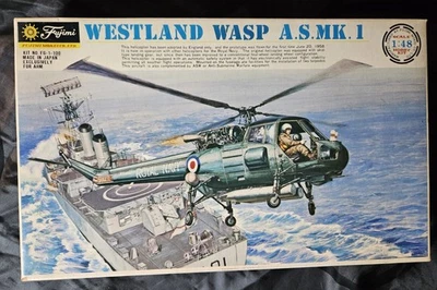 Vintage Westland Wasp A.S.MK.1 by Fujimi plastic Model Kit, 1:48, No. FG-1-100  - Image 1 of 4