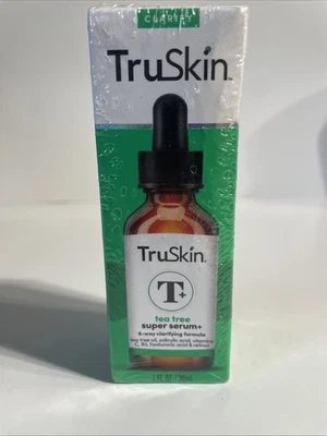 TruSkin Tea Tree Oil Super Serum + 1 fl oz Hyaluronic Acid Clarify Sealed - Image 1 of 4
