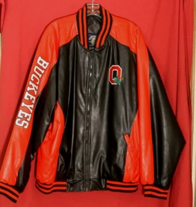 Ohio State Buckeyes Men's XXL OSU Men's Bomber Jacket Steve & Barrys NEW - Picture 1 of 9