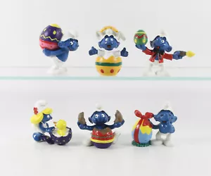 Smerfy Smerfy === 6 x Smerfy wielkanocne Schleich smerfy - Zdjęcie 1 z 1
