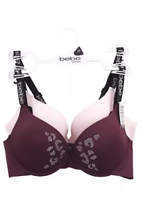 2er-Pack weinrosa Baby sexy Push Up Bügel BH gepolsterter BH 1963 - Bild 1 von 2