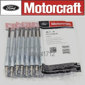 8PCS ZD-11 OEM Genuine Glow Plugs F4TZ-12A342-BA diesel For F250 E350 7.3L V8 US - Picture 1 of 5