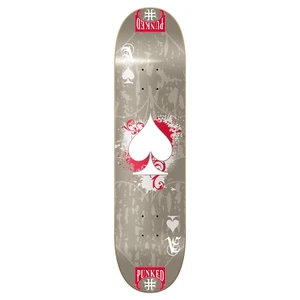 Yocaher Graphic Ace Grey 7,75" Skateboard Deck - SOLO MAZZO - Foto 1 di 3